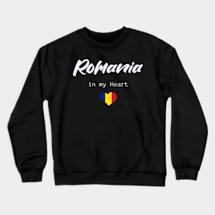 Romania in my Heart Crewneck Sweatshirt